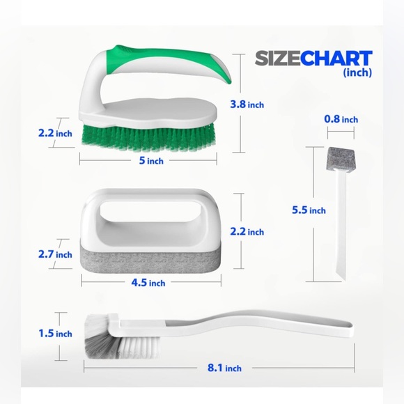 Holikme 7 Pack Deep Cleaning Brush Set - Picture 5 of 7